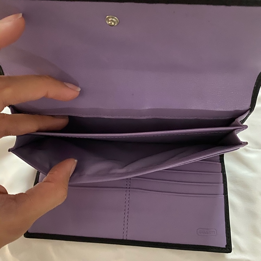 Leather Coach Wallet - Picture 7 of 8
